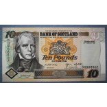 Scotland 10 Pounds XF+ 1998