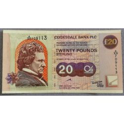 Scotland 20 Pounds 1999 VF+ P229