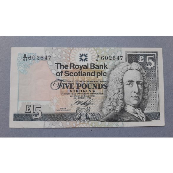 Scotland 5 Pounds 1999 VF