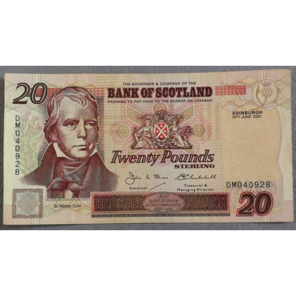 Scotland 20 Pounds 2001 VF+