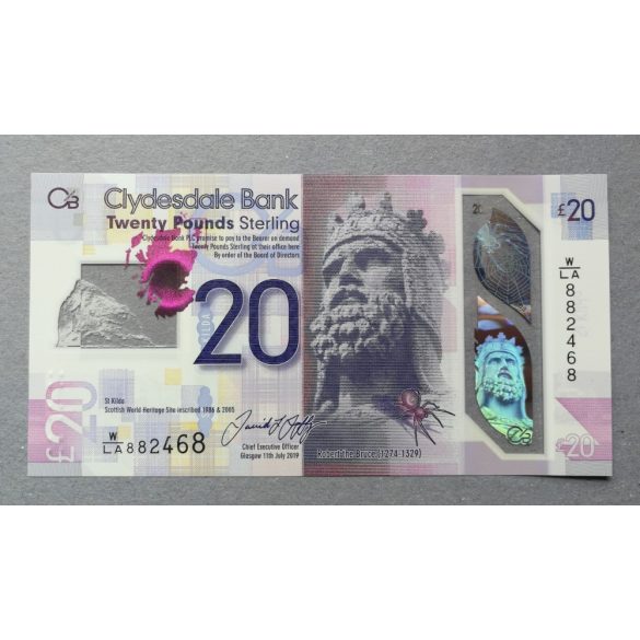 Scotland 20 Pounds 2019 UNC