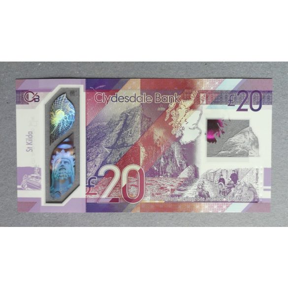 Scotland 20 Pounds 2019 UNC