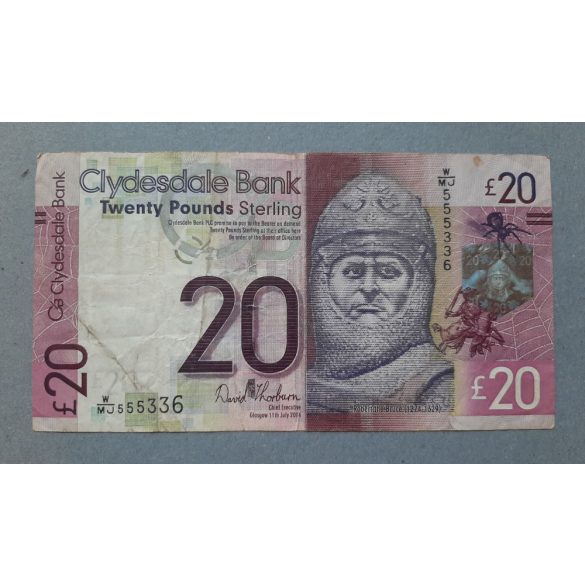 Scotland 20 Pounds 2014 F