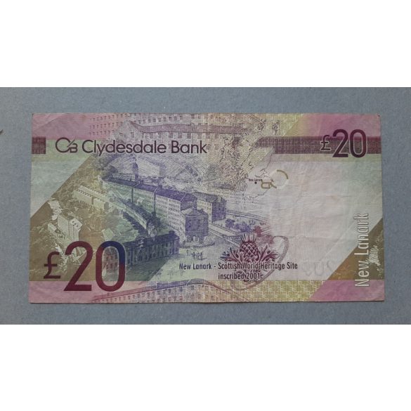 Scotland 20 Pounds 2014 F