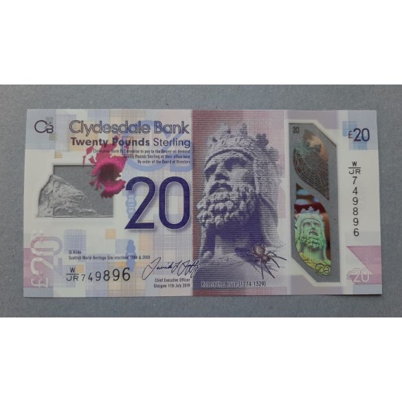 Skócia CB 20 Pounds 2019 UNC 