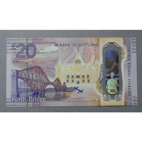 Skócia 20 Pounds 2019 UNC