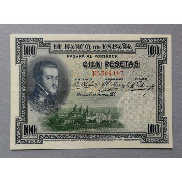 Spain 100 Pesetas 1925 VF+