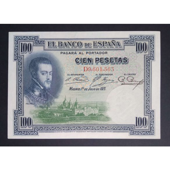 Spain 100 Pesetas 1925 Unc-