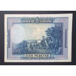 Spain 100 Pesetas 1928 VF+