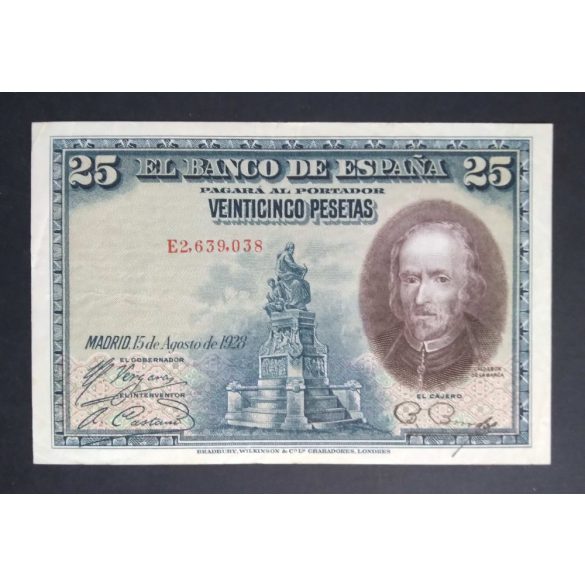 Spanyolország 25 Pesetas 1928 VF 