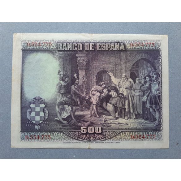 Spain 500 Pesetas 1928 XF