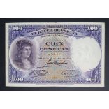 Spain 100 Pesetas 1931 XF+