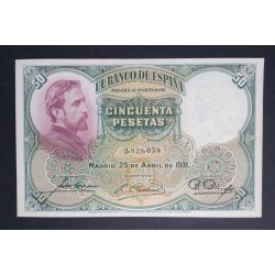 Spanyolország 50 Pesetas 1931 XF+