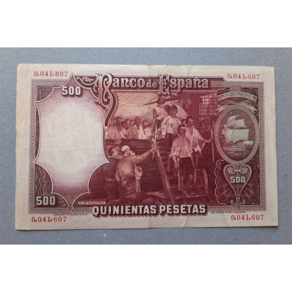Spain 500 Pesetas 1931 XF-