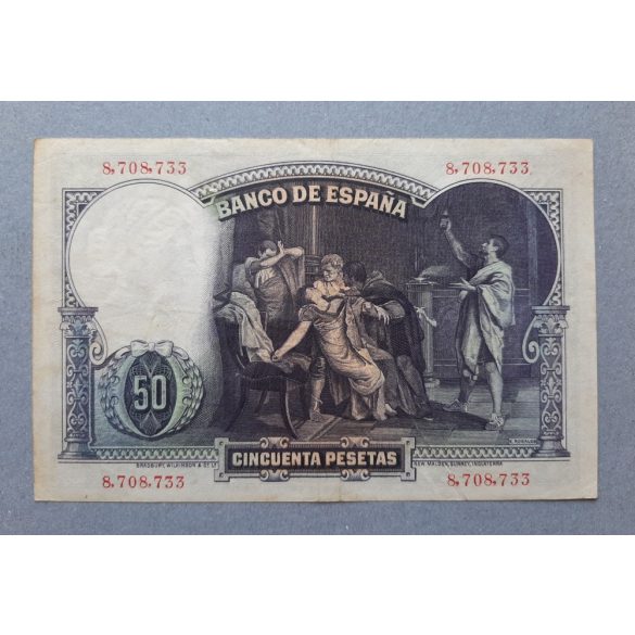Spain 50 Pesetas 1931 XF-