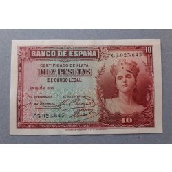 Spain 10 Pesetas 1935 XF+