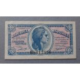 Spain 50 Centimos 1937 aUNC