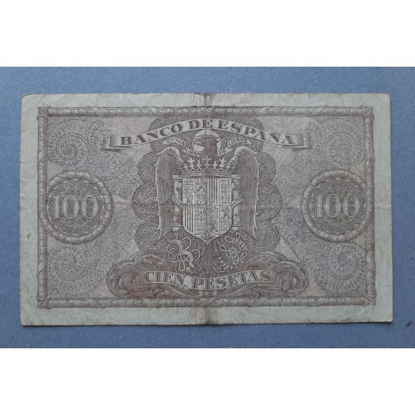 Spain 100 Pesetas 1940 F