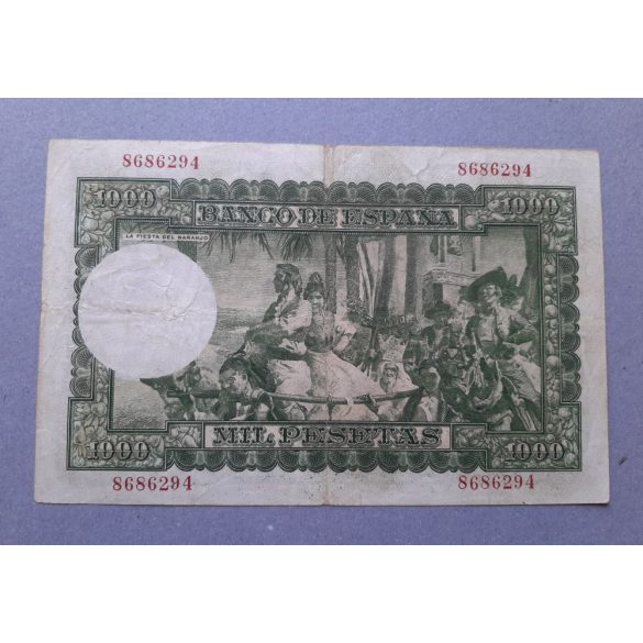Spain 1000 Pesetas 1951 F+