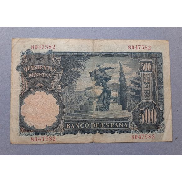 Spain 500 Pesetas 1951 F-
