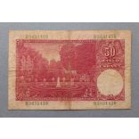 Spain 50 Pesetas 1951 F