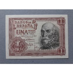Spain 1 Peseta 1953 aUNC