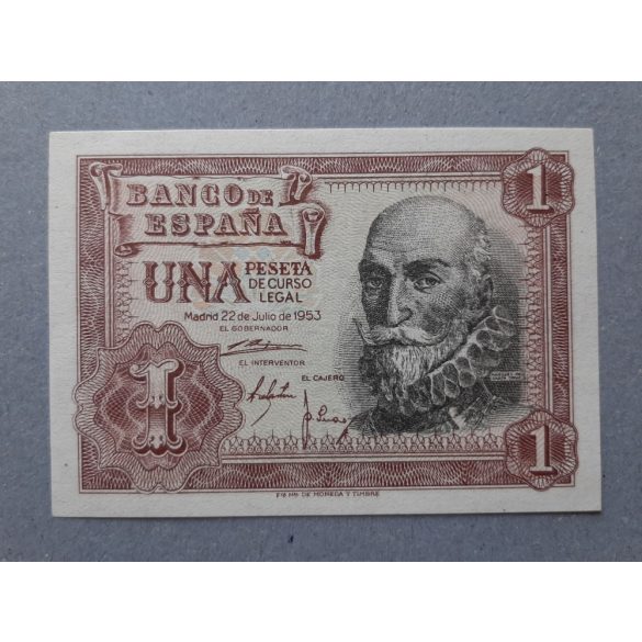 Spanyolország 1 Peseta 1953 aUNC