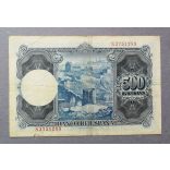 Spain 500 Pesetas 1954 F