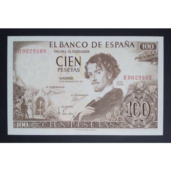 Spain 100 Pesetas 1965 Unc