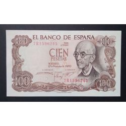 Spain 100 Pesetas 1970 Unc