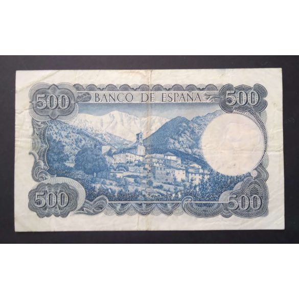 Spain 500 Pesetas 1971 F