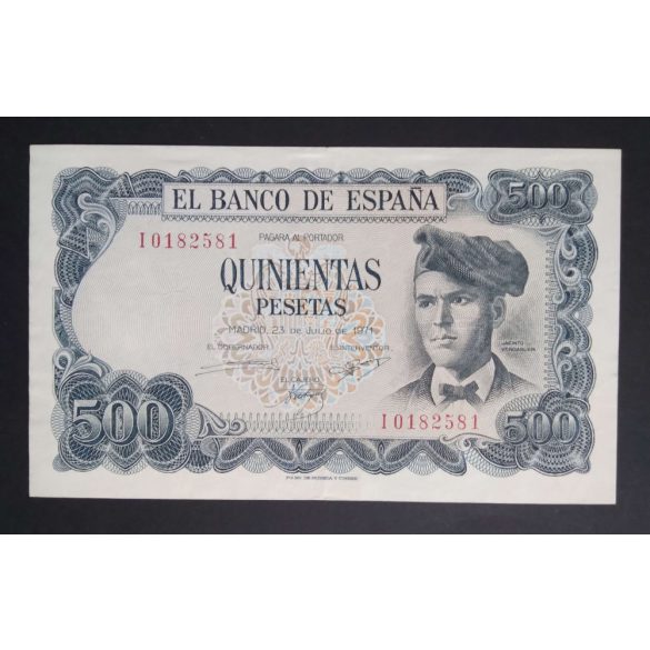 Spain 500 Pesetas 1971 XF