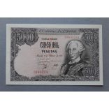 Spain 5000 Pesetas 1976 XF