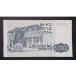 Spain 500 Pesetas 1979 Unc