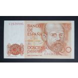 Spain 200 Pesetas 1980 Unc