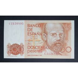 Spain 200 Pesetas 1980 Unc