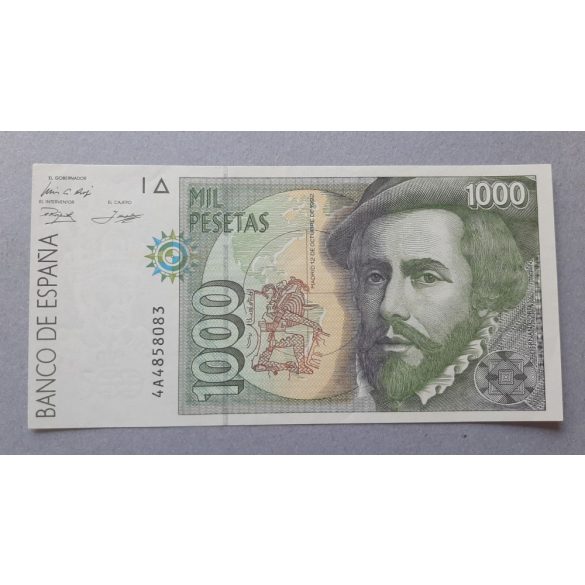 Spanyolország 1000 Pesetas 1992 XF+