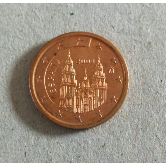 Spanyolország 5 Euro Cent 2004 aUNC