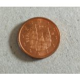 Spanyolország 5 Euro Cent 2015 aUNC