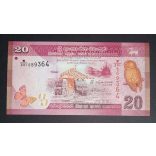 Sri Lanka 20 Rupees 2015 UNC