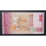 Sri Lanka 20 Rupees 2015 UNC