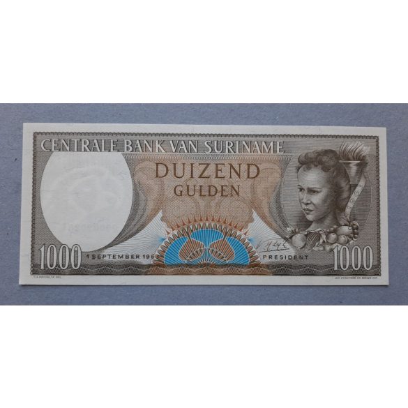 Suriname 1000 Gulden 1963 UNC