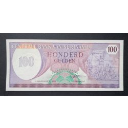 Suriname 100 Gulden 1985 Unc 