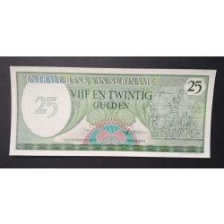 Suriname 25 Gulden 1985 Unc