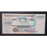 Suriname 1000 Gulden 1993 Unc