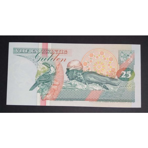 Suriname 25 Gulden 1996 Unc