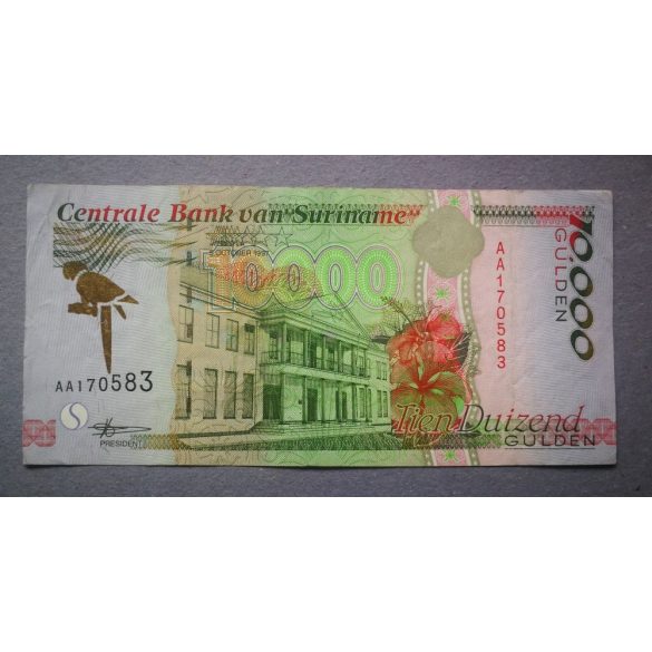 Suriname 10000 Gulden 1997 F+