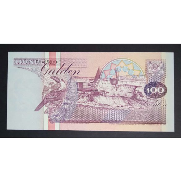 Suriname 100 Gulden 1998 Unc