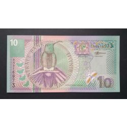 Suriname 10 Gulden 2000 Unc 