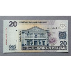 Suriname 20 Dollar 2004 Unc